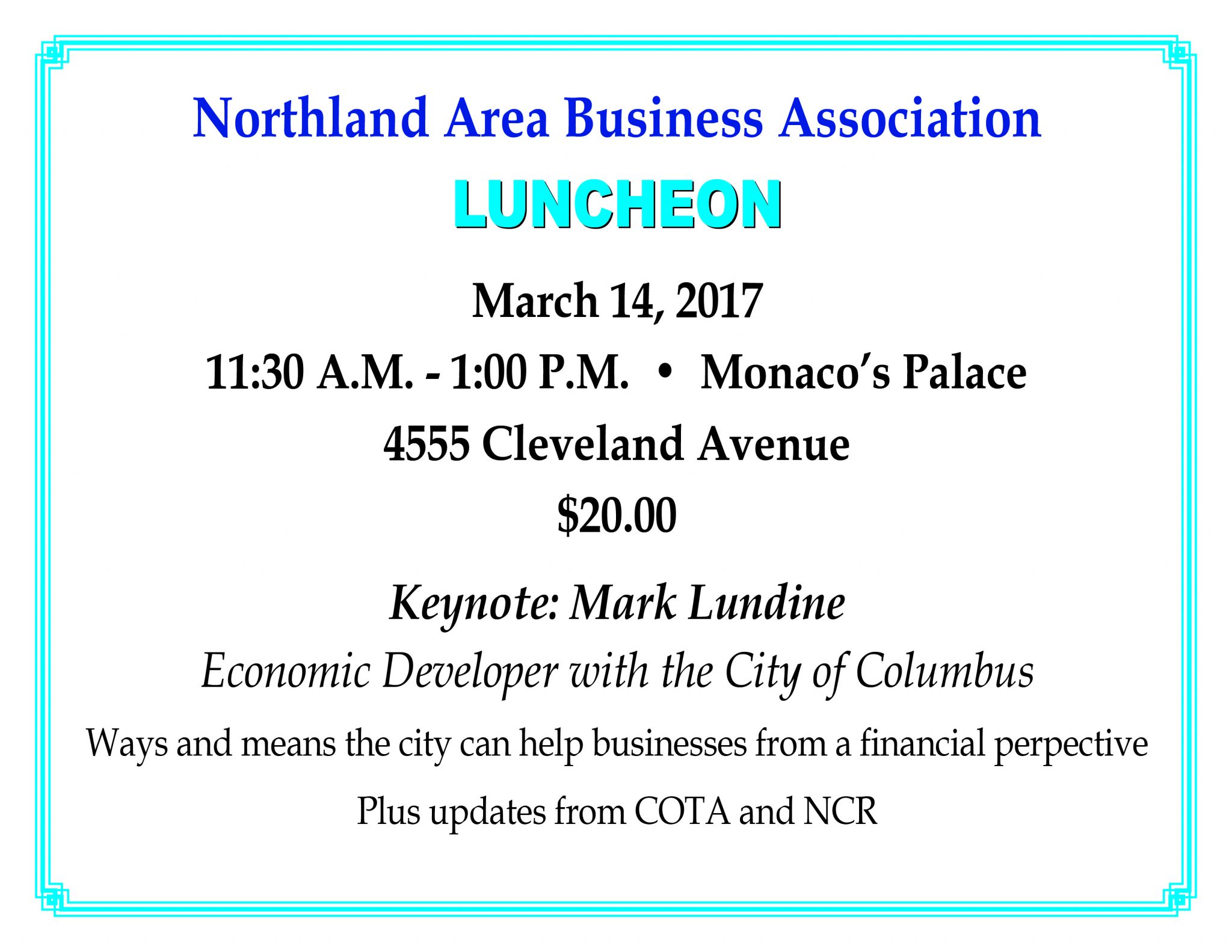 March Luncheon 2017